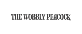 logo wobbly peacock